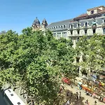 Rambla Skyline Placa Catalunya. Rc. Lejlighed Barcelona